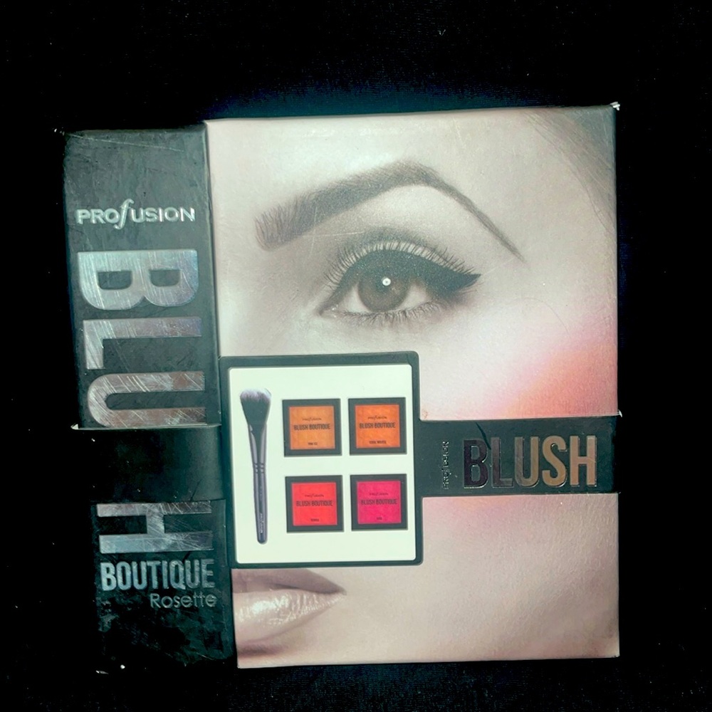 Profusion Cosmetics Blush & Brush Boutique Set - Rosette 5pcs